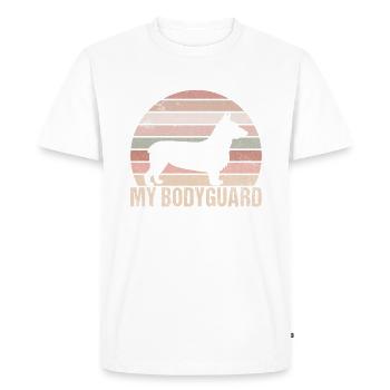 Cadeaux de corgi pour les amateurs de corgi - T-shirt Premium bio Homme - blanc - Devant - Nico (187cm)