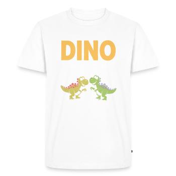 Décorations de fête de dinosaures - T-shirt Premium bio Homme - blanc - Devant - Nico (187cm)