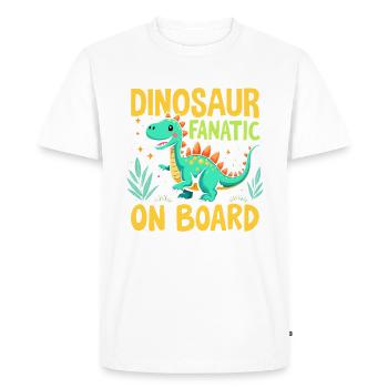 Décorations de fête de dinosaures - T-shirt Premium bio Homme - blanc - Devant - Nico (187cm)