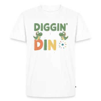 Décorations de fête de dinosaures - T-shirt Premium bio Homme - blanc - Devant - Nico (187cm)