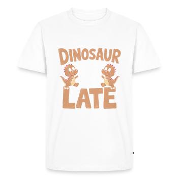 Décorations de fête de dinosaures - T-shirt Premium bio Homme - blanc - Devant - Nico (187cm)