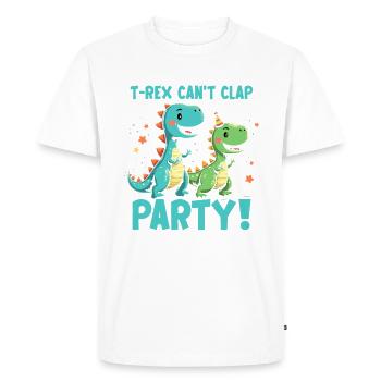 Décorations de fête de dinosaures - T-shirt Premium bio Homme - blanc - Devant - Nico (187cm)