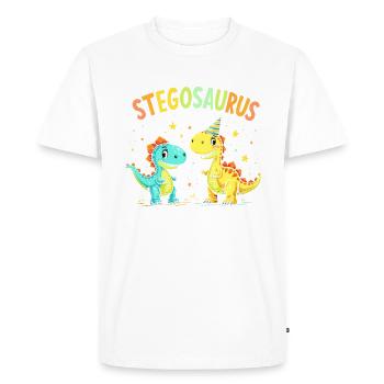 Décorations de fête de dinosaures - T-shirt Premium bio Homme - blanc - Devant - Nico (187cm)