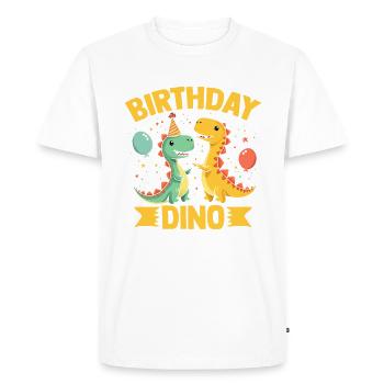 Décorations de fête de dinosaures - T-shirt Premium bio Homme - blanc - Devant - Nico (187cm)