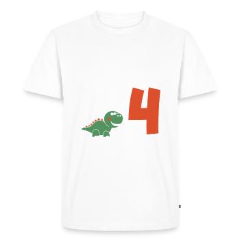 Décorations de fête de dinosaures - T-shirt Premium bio Homme - blanc - Devant - Nico (187cm)