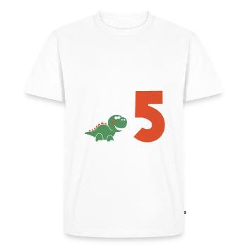 Décorations de fête de dinosaures - T-shirt Premium bio Homme - blanc - Devant - Nico (187cm)