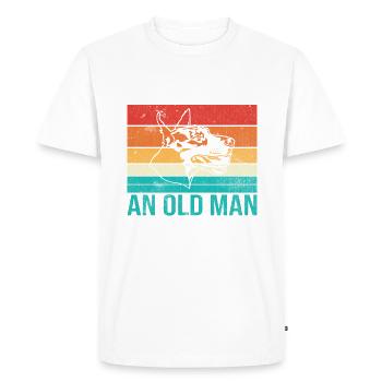 Cadeaux Doberman - T-shirt Premium bio Homme - blanc - Devant - Nico (187cm)