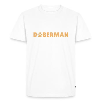 Cadeaux Doberman - T-shirt Premium bio Homme - blanc - Devant - Nico (187cm)