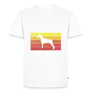 Cadeaux Doberman - T-shirt Premium bio Homme - blanc - Devant - Nico (187cm)