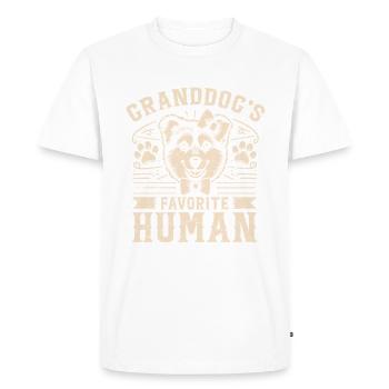 Cadeaux de grand-mère pour chien - T-shirt Premium bio Homme - blanc - Devant - Nico (187cm)