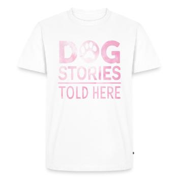 Cadeaux de grand-mère pour chien - T-shirt Premium bio Homme - blanc - Devant - Nico (187cm)