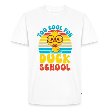 Cadeaux de canard pour les amateurs de canard - T-shirt Premium bio Homme - blanc - Devant - Nico (187cm)