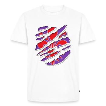 Florence intérieur - T-shirt Premium bio Homme - blanc - Devant - Nico (187cm)
