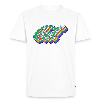 frais - T-shirt Premium bio Homme - blanc - Devant - Nico (187cm)