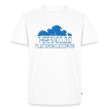 Computer Scientist Saying Humor Sarcasm Computer Science PC - Men's Premium Organic T-Shirt - white - Front - Nico (187cm)