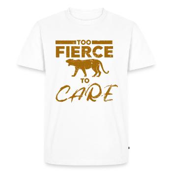 Tigre - Afrique - Nature sauvage - Conservation de la nature - T-shirt Premium bio Homme - blanc - Devant - Nico (187cm)