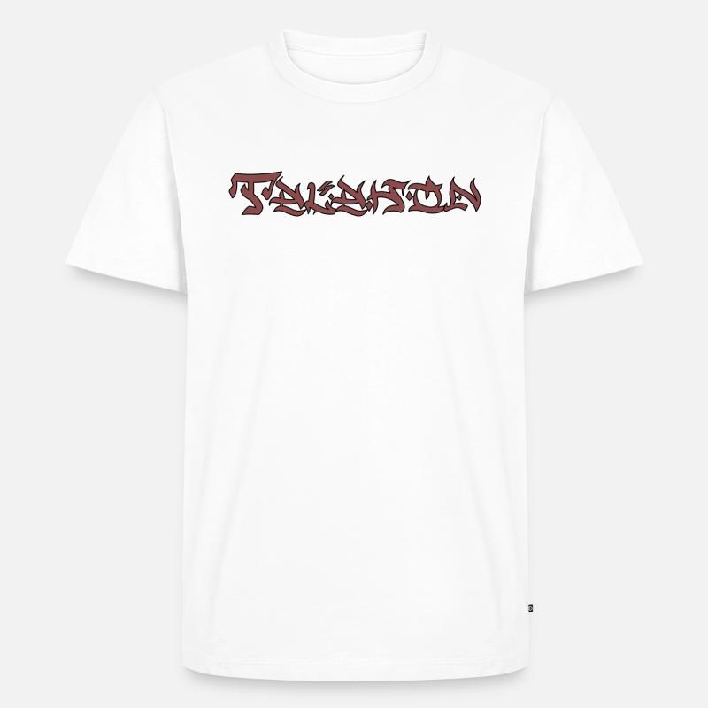 talahon - Männer Premium Bio T-Shirt - Weiß