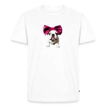 NE VOUS INQUIÉTEZ PAS... Bulldog Bulldog Bulldogs - T-shirt Premium bio Homme - blanc - Devant - Nico (187cm)