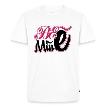 Soyez à moi - T-shirt Premium bio Homme - blanc - Devant - Nico (187cm)