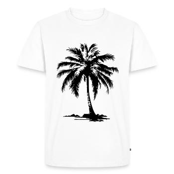Symbole de Palm Island - T-shirt Premium bio Homme - blanc - Devant - Nico (187cm)