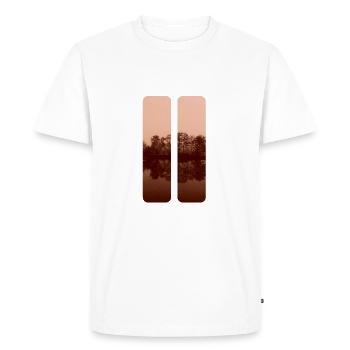 Natur - Ekologisk premium-T-shirt herr - vit - Fram - Nico (187cm)