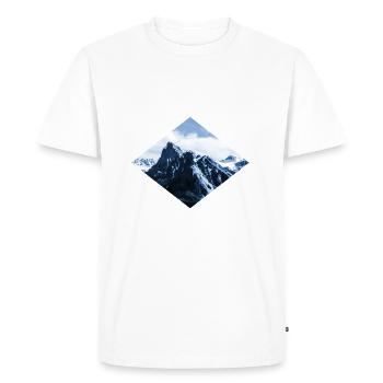 Berg - T-shirt Premium bio Homme - blanc - Devant - Nico (187cm)