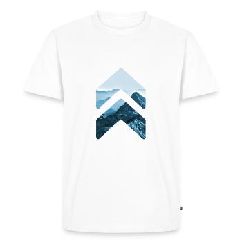 Berg - T-shirt Premium bio Homme - blanc - Devant - Nico (187cm)