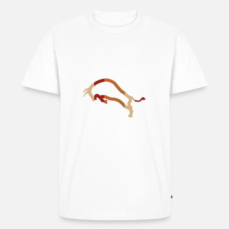 Bulle - Männer Premium Bio T-Shirt - Weiß