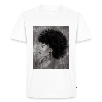 Ly - Men's Premium Organic T-Shirt - white - Front - Nico (187cm)