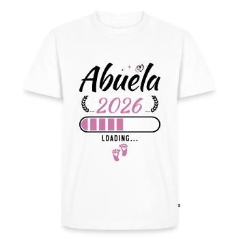 Grandma 2026 Loading Future Grandma - Men's Premium Organic T-Shirt - white - Front - Nico (187cm)