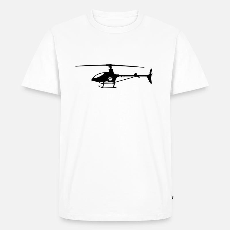 Hubschrauber / Helikopter - Männer Premium Bio T-Shirt - undefined