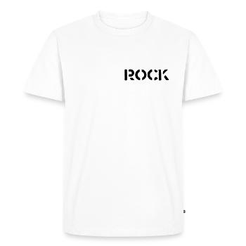 Punk rock - Men's Premium Organic T-Shirt - white - Front - Nico (187cm)