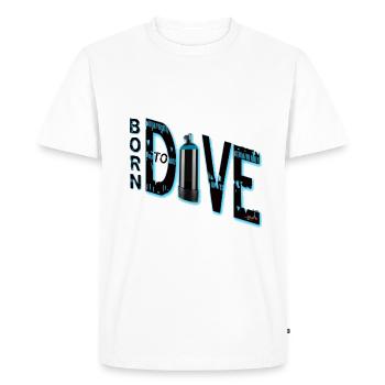 Né à Dive - T-shirt Premium bio Homme - blanc - Devant - Nico (187cm)