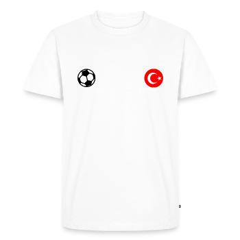 Turkey - Men's Premium Organic T-Shirt - white - Front - Nico (187cm)