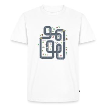 Play Cars on Daddy's Back Dad Massage - Men's Premium Organic T-Shirt - white - Front - Nico (187cm)