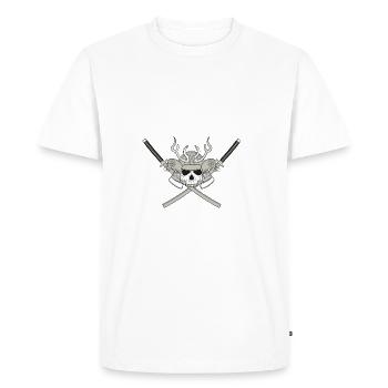 J ai toujours eu un petit côté Leonardo - T-shirt Premium bio Homme - blanc - Devant - Nico (187cm)