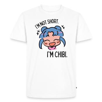 Chibi drôle - T-shirt Premium bio Homme - blanc - Devant - Nico (187cm)
