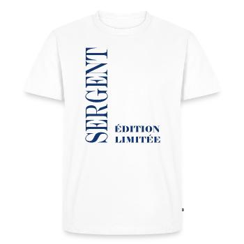 sergent - T-shirt Premium bio Homme - blanc - Devant - Nico (187cm)