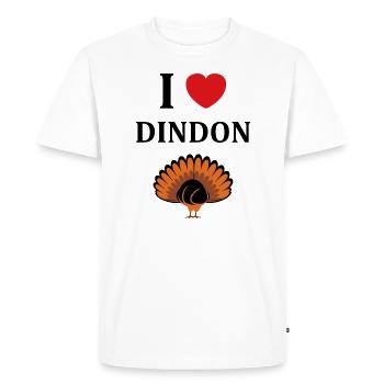 dindons - T-shirt Premium bio Homme - blanc - Devant - Nico (187cm)