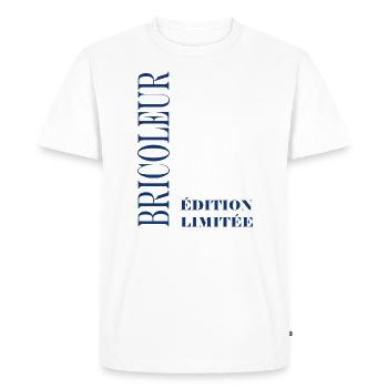 Bricoleur - T-shirt Premium bio Homme - blanc - Devant - Nico (187cm)