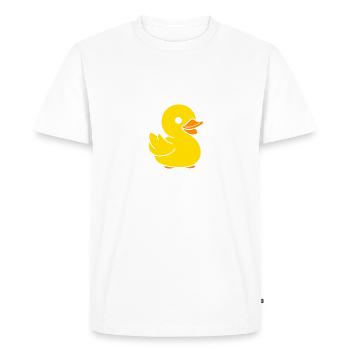 humour canard - T-shirt Premium bio Homme - blanc - Devant - Nico (187cm)