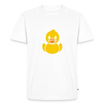 humour canard - T-shirt Premium bio Homme - blanc - Devant - Nico (187cm)