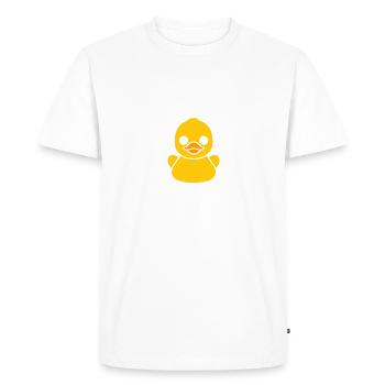 humour canard - T-shirt Premium bio Homme - blanc - Devant - Nico (187cm)