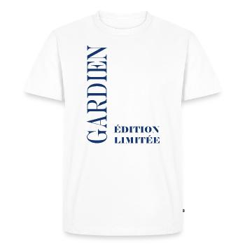 gardien - T-shirt Premium bio Homme - blanc - Devant - Nico (187cm)