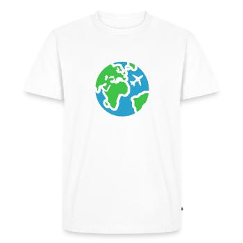 Travel Humor Vacation - Men's Premium Organic T-Shirt - white - Front - Nico (187cm)