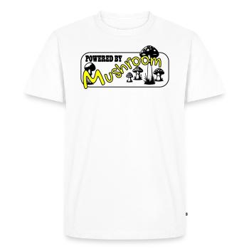Le pouvoir des champignons - T-shirt Premium bio Homme - blanc - Devant - Nico (187cm)