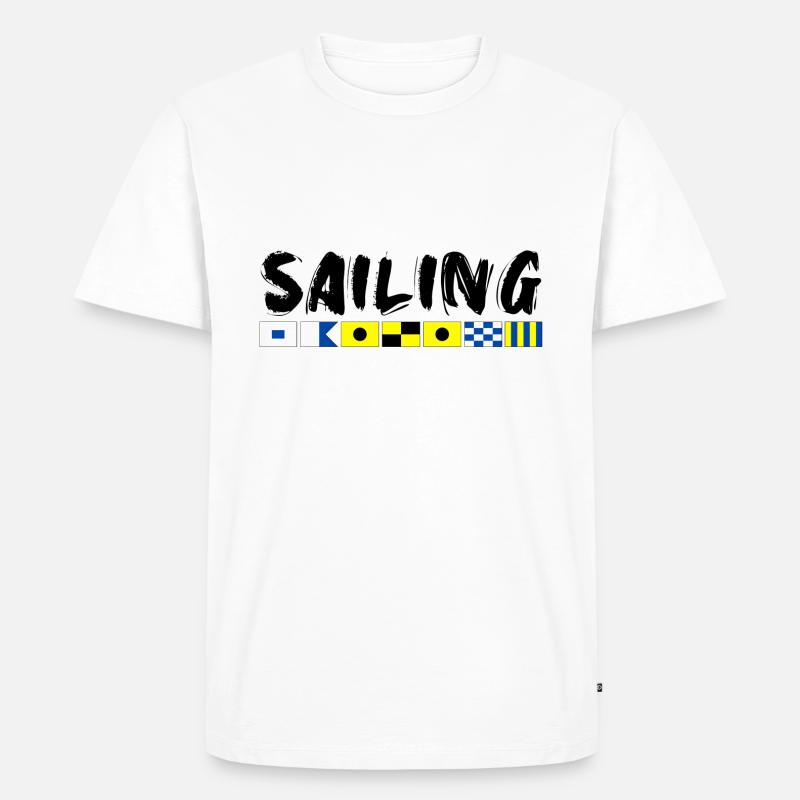 Code du drapeau - T-shirt Premium bio Homme - blanc