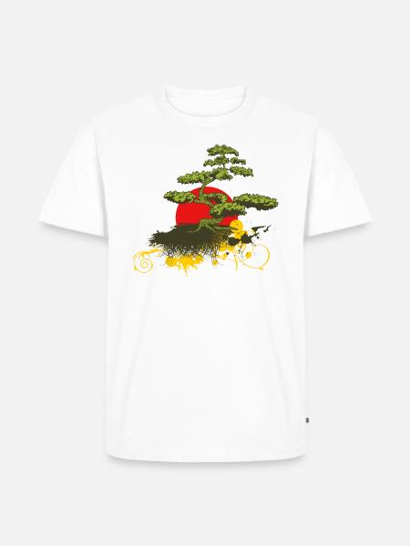 bonsai - Men's Premium Organic T-Shirt - white
