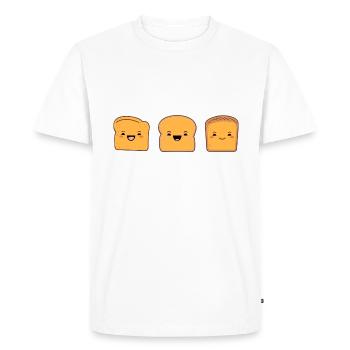 Handful - Men's Premium Organic T-Shirt - white - Front - Nico (187cm)