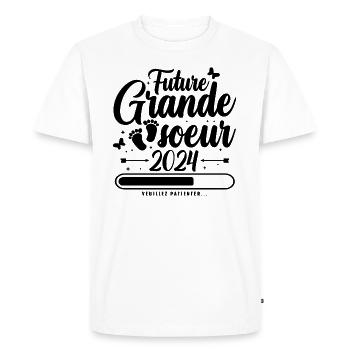 Future Grande Soeur 2024 - T-shirt Premium bio Homme - blanc - Devant - Nico (187cm)